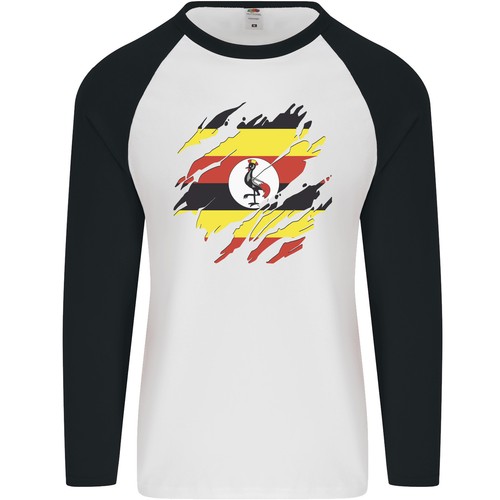 Bandiera dell uganda maglietta - bandiera, dell'uganda