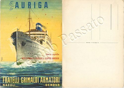 Piroscafo auriga linea - piroscafo,