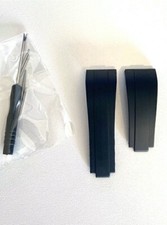 Cinturino in Gomma NERO 20mm “Short Strap” - Mod. OYSTERFLEX / RUBBER per ROLEX