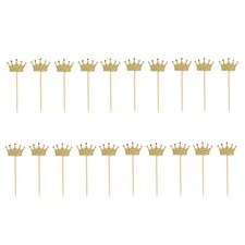 20pcs Glitter Crown Cake