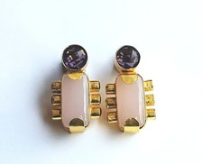 Orecchini artigianali placcati