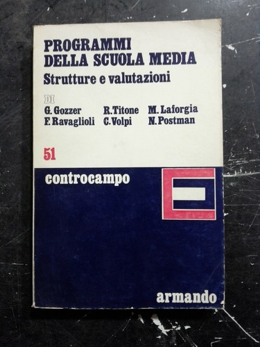 Libro programmi della - programmi, scuola