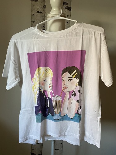 Zara girls print shirt white - print, t-shirt