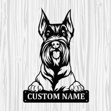 Insegna in metallo Schnauzer