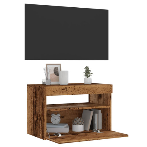 Vidaxl mobile porta con led - tv,