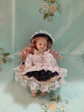 Ceramic Display Doll - White &