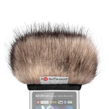 Gutmann Microfono Pelliccia Parabrezza Parabrezza per Zoom Q2 / Q3 HD CAT