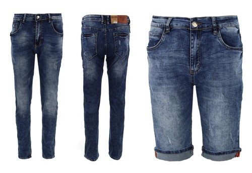 Uomo denim slim fit lunghezza - denim,