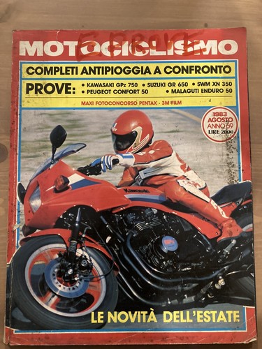 Motociclismo agosto 1983 - agosto,