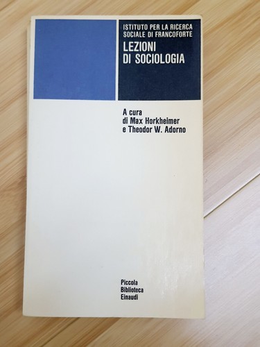 Lezioni sociologia di - di,