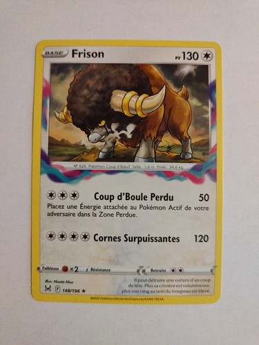 Carte pokemon frison 148 - carte,