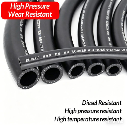 Reinforced rubber hose for - hose,