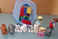 Lego Duplo Baby animale zoo elefante orso polare cane 3 bambini lotto mattoncini