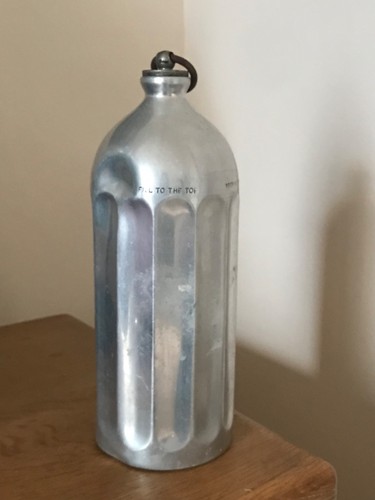 Antique military metal water - military,