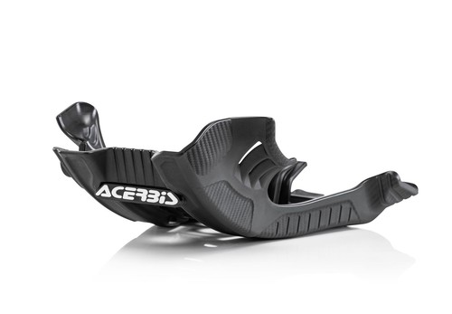 Piastra pattino acerbis nero - pattino,