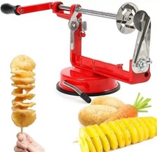 SBUCCIA PATATE A SPIRALE TWISTER TAGLIA AFFETTA PELA PATATE MANUALE IN ACCIAIO