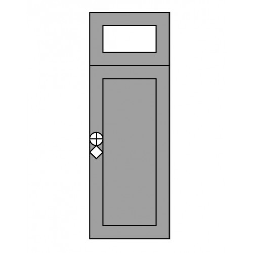 Sopraluce per porta blindata - per,