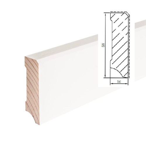 Battiscopa legno massello - 24,