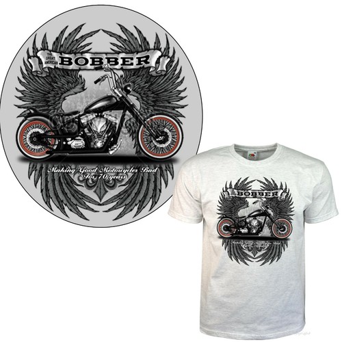Bobber shirt moto classica - bobber,