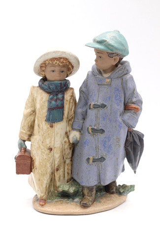 Statuina ceramica gres lladro - statuina,