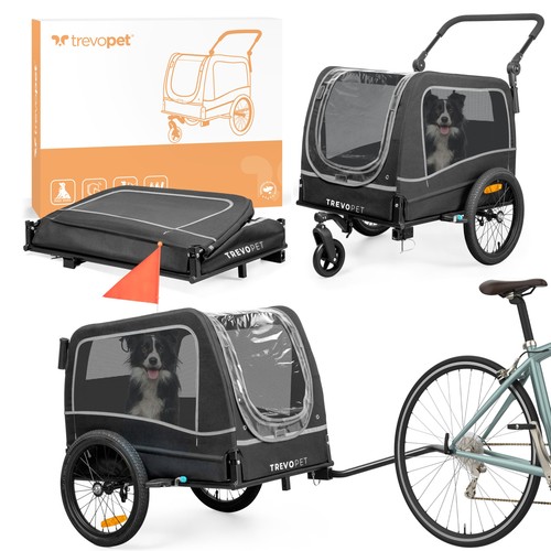 Rimorchio bici cani - bici, 2