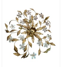 Applique vintage ferro dorato