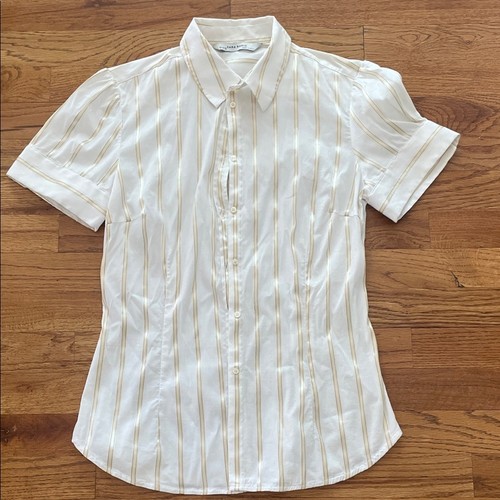 Zara basic bianco manica corta - zara,
