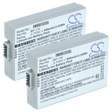 2x Batteria per Canon Legria