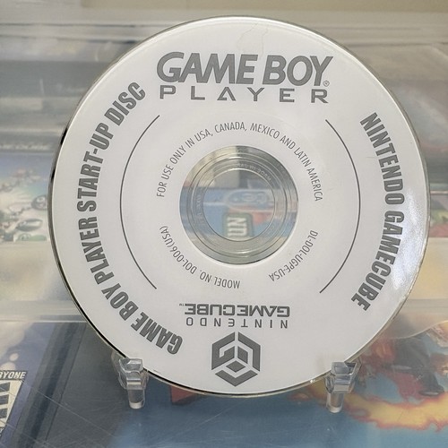Gameboy player start disc - start-up,