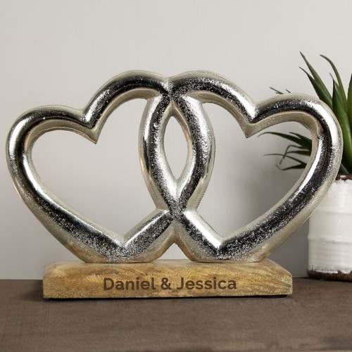 Decorazione doppio cuore - doppio,