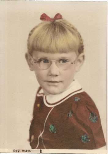 Foto colorata vintage bionda - foto,