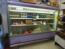 frigo murale con motore remoto, vetri scorrevoli adatto a frutta e verdura