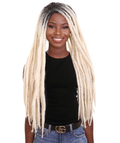 Parrucca dreadlock bionda - parrucca,