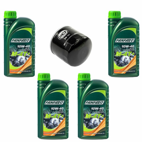 Kit olio motore 10w40 - 4, litri