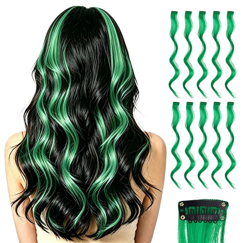 Pezzi clip colorata in - 10,