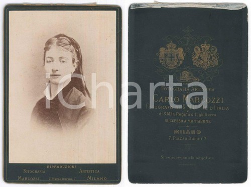 1890 milano giovane donna - ca,