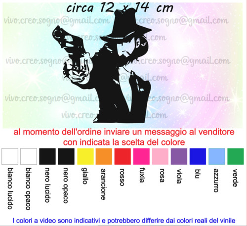 Sticker vinile prespaziato - sticker, in