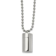 Capsula acciaio inox lucido - in,