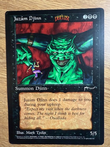 Juzam djinn promo card gigante - djinn,