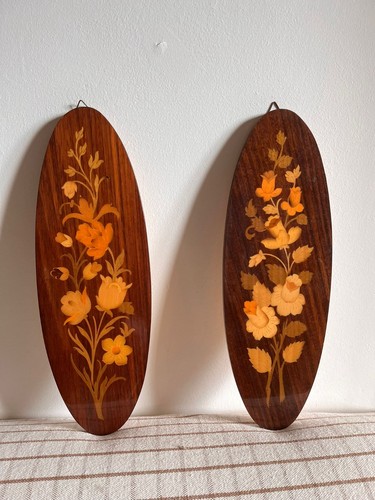 Quadretti legno fiori - quadretti, in