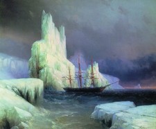 Ivan Aivazovsky Icebergs in