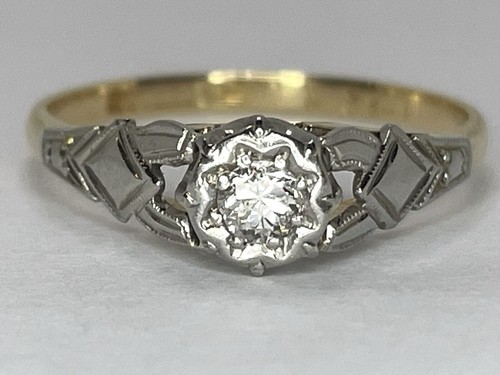 Antico 18ct oro platino - oro,