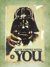 Star Wars Darth Vader Your empire needs you tin sign garage wall art
