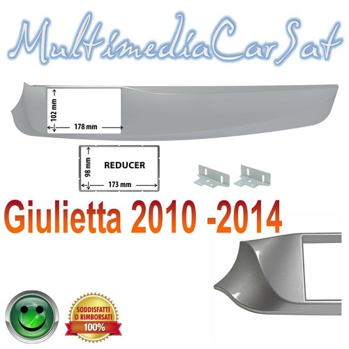 Mascherina autoradio doppio - mascherina,
