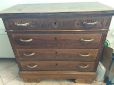 cassettiera anni '40-'50, maniglie originali, buone condizioni