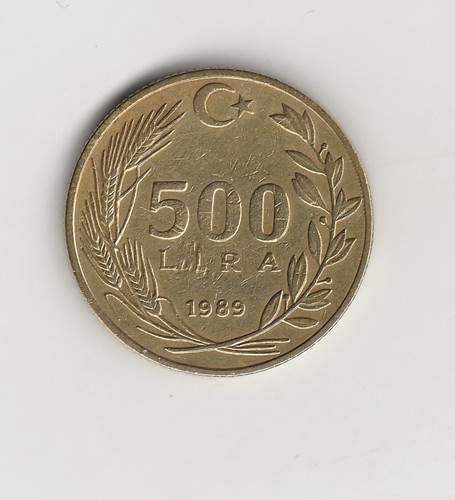500 lire turchia 1989 - 500,