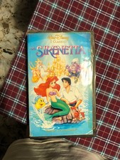 videocassetta disney  “La Sirenetta” anno 1991