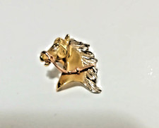 Spilla testa di cavallo in oro