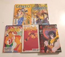 Lotto 5 Mamga Violence jack vol 1, Genzo vol 1 e 2 Slam dunk vol 7 e 17