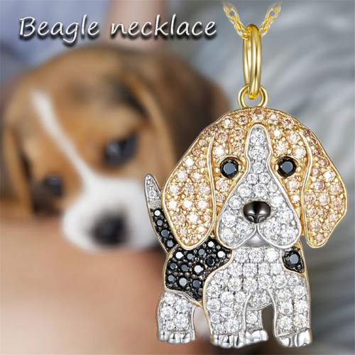 Collana con ciondolo cane